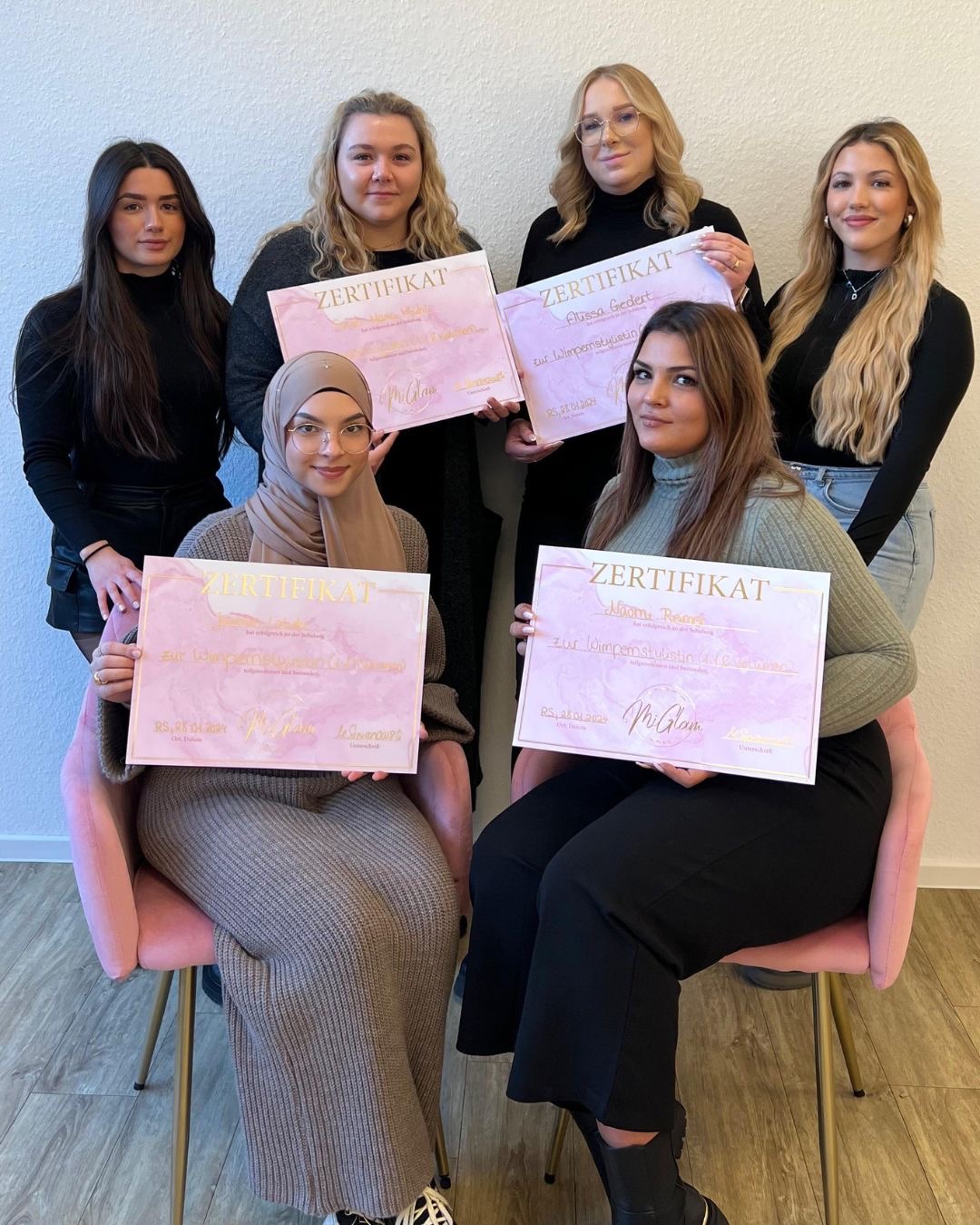 MiGlam Team & Ausbildung